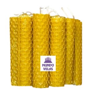 Vela Cera Miel Mini