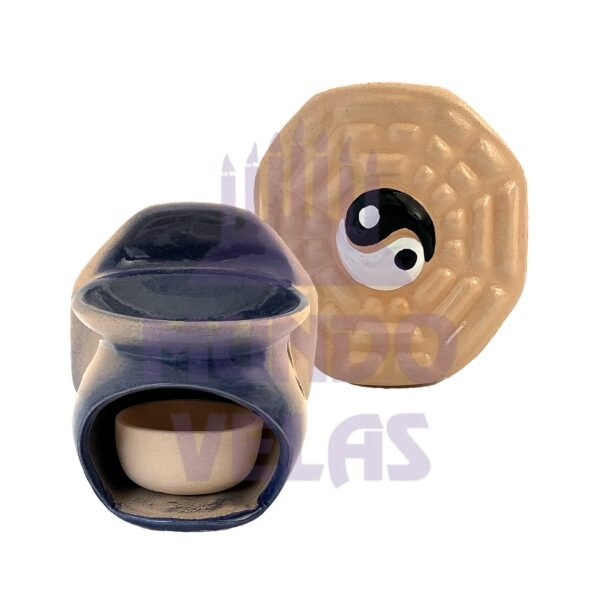 hornito esmaltado ying yang HRN020 Hornito Esmaltado Ying Yang