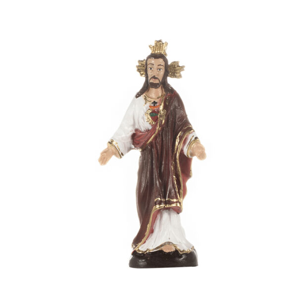 RES-Corason de Jesus (manto rojo) - Resina Coração de Jesus (manto rojo) en resina