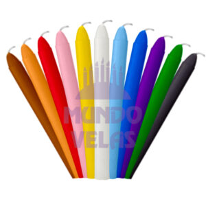 Velas Nº 4 lisas x50 surtidas
