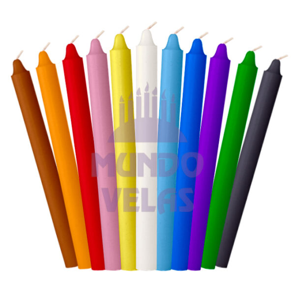 Velas Familiares lisas x25 surtidas