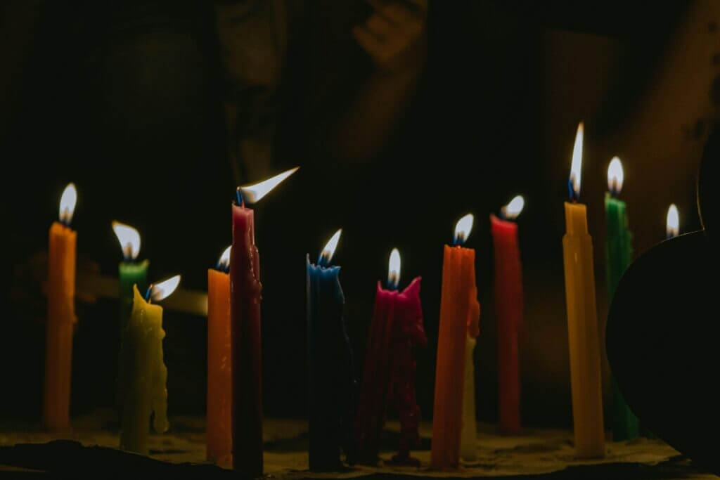 Velas f. osc VELAS CON FONDO OSCURO