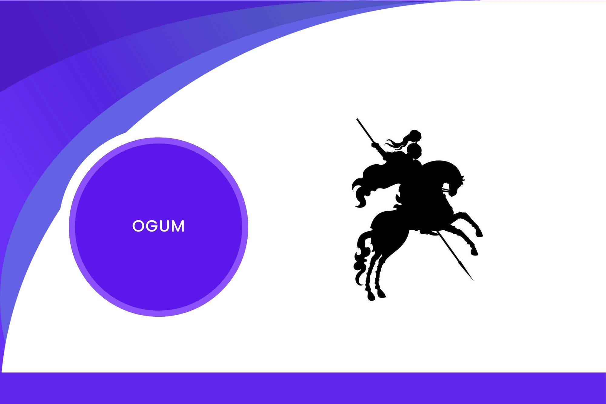 ogum Avagan (São Jorge virado para direita), Ogum