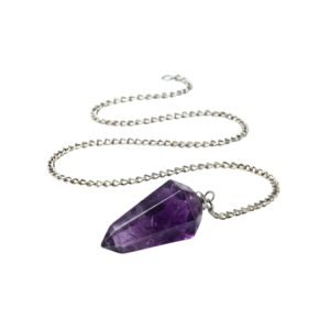 péndulo cuarzo violeta 380 Péndulo Cuarzo Violeta